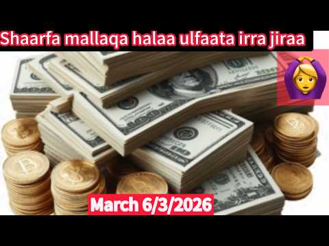 Shaarafa Mallaqa March 6 3 2026 Haala Ulfaata Irra Jiraa