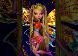  Stella Winx Enchantix Doll Repaint Winx Winxclub Customdoll Artdoll Dollrepaint