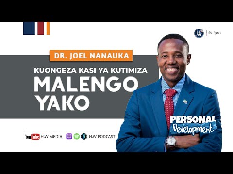 TIMIZA MALENGO YAKO YOTE KWA UTHABITI MWAKA HUU Na Mhe Dr Joel Nanauka
