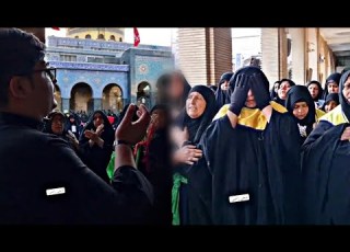  كارثه شوفو شاب دخل يقرا بنص ال خلاهن يلطمن ع روسهن بكل قوتهن لطم فزاعي