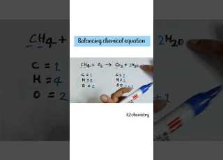  Balance Ch4 O2 Co2 H2o L Chemistry L Methane Combustion Reaction L