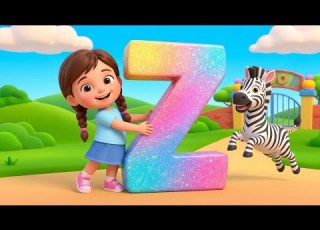 تعليم حرف Z للأطفال نطق وكتابة كلمات بحرف Z Zebra Zoo مع عالم دنا الحروف الإنجليزي