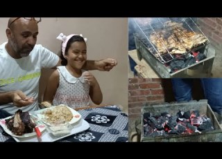  الشوي علي السطح واشعال الفحم بسهوله