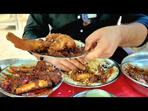 Sanju Bhai Ka Moti Chamdi Wala Murga Aur Desi Mutton Curry Jammu Food Tour