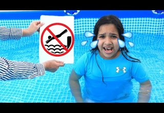 شفا وقواعدالسلوك في المسبح Shfa And The Rules Of Conduct In The Pool