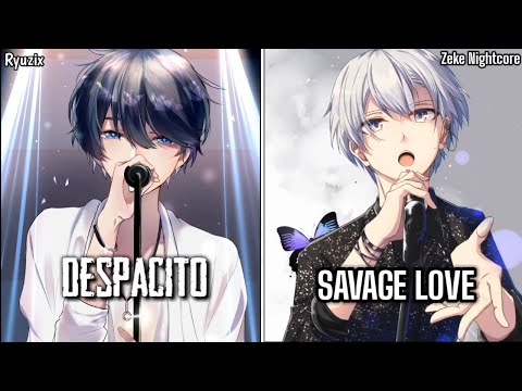 Collaboration Nightcore Savage Love Despacito Mashup Lyrics