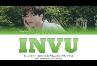 SUNG HANBIN 성한빈 INVU Color Coded Lyrics Han Rom Eng