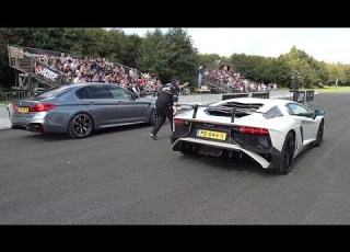 BMW M5 F90 Competition Vs Lamborghini Aventador SV