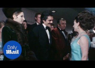  Omar Sharif Barbara Streisand At Funny Girl Premiere In 1969 Daily Mail