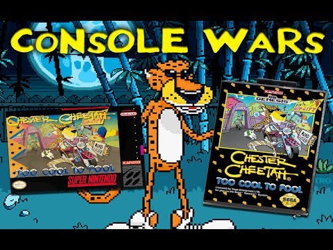 Console Wars Chester Cheetah Too Cool To Fool Super Nintendo Vs Sega Genesis