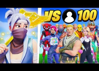  FNCS Winner VS 100 Players