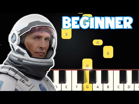 Interstellar Hans Zimmer Beginner Piano Tutorial Easy Piano