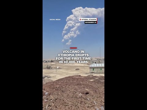 Volcano In Ethiopia Erupts For The First Time In 10 000 Years