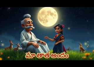 మ త త అ ద Telugu Nursery Rhymes For Kids Ma Thata Andam