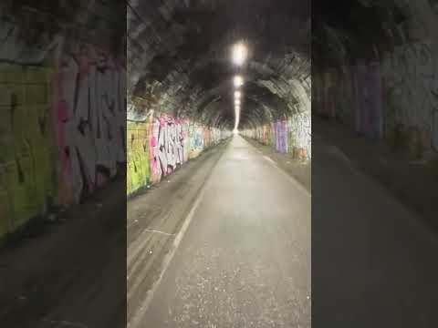 Graffiti In The Innocent Railway Tunnel Edinburgh Scotland Uk