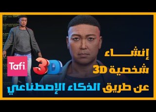  منصة Tafi Avatar لإنشاء الشخصيات ثلاثية الأبعاد بإستخدام الذكاء الإصطناعي