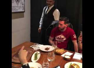  Lionel Messi At Nusret Dubai Salt Bae Nusret Steak House
