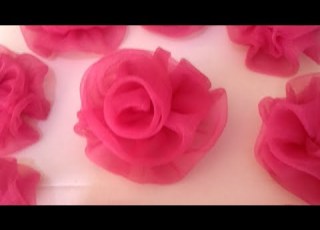 طريقه سهله وبسيطه لعمل ورد بالتل