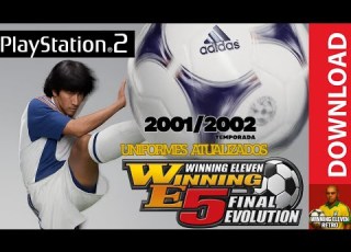 WINNING ELEVEN 5 FINAL EVOLUTION PS2 NEW UNIFORMS 2001 2002 SEASON