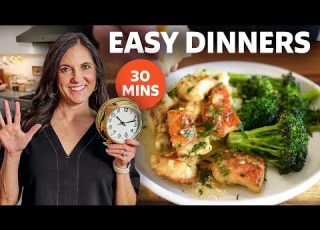  5 Easy Dinners You Can Make In 30 Minutes Or Less Garlic Butter Chicken Bites More Allrecipes