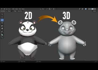  2D Image To 3D Character In Blender Part 1 Beginners Tutorial