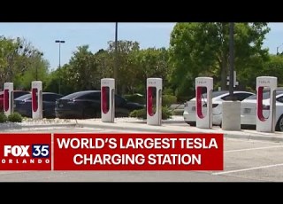  World S Largest Tesla Charging Station Coming To Florida