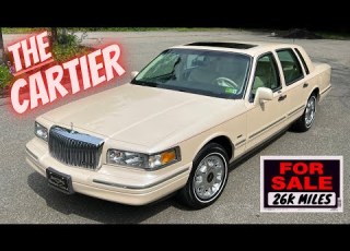  STUNNING 1996 Lincoln Town Car Cartier 26K Miles EVERY OPTION For Sale Specialty Motor Cars