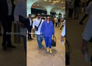 MOM TO BE Deepikapadukone Along With Hubby Ranveersingh Clicked At The Airport Couplegoals