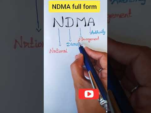 NDMA Full Form Shorts Feed Gk