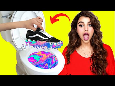 صنعت رسمة في المرحاض شي غريب