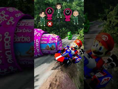 GummyBear Va Spiderman Vs Ironman Vs Barbie Vs McQueen Vs Bollard Yashl109 Beamngdrive Automobile