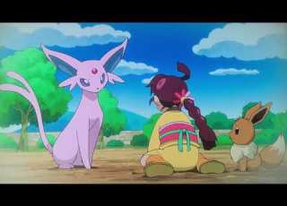 ポケットモンスター 第７９話 ハルヒの 過去 イーブイの 進化 イーブイ エーフィ イーブイ ブラッキー