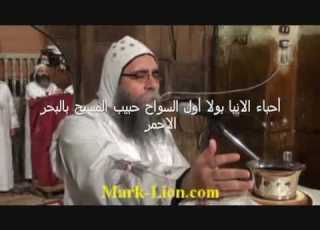 قداس رسامه تسعه رهبان جدد بدير الأنبا بولا بالبحر الأحمر