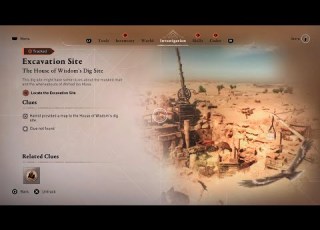  Locate The Excavation Site Hamid S Map Can Be Found In The Investigation Menu AC Mirage
