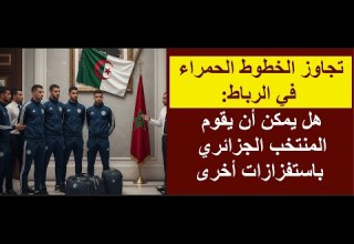 هل يمكن أن يقوم المنتخب الجزائري باستفزازات أخرى تؤدي إلى طرده من المغرب