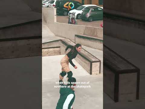 Scooter Kid Takeover Rollerskating Skatepark