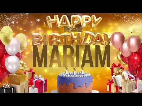 MARIAM Happy Birthday Mariam Mariam