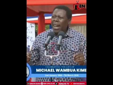 Wamalwa Condemns Politics Of Insults And Hate