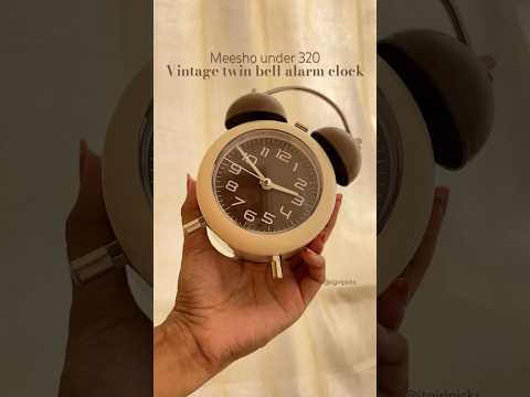 Vintage Twin Bell Alarm Clock Drom Meesho Meesho Vintageclock Meeshofinds Decor