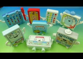 2020 HASBRO GAMING Set Of 8 McDONALD S HAPPY MEAL COLLECTIBLES VIDEO REVIEW