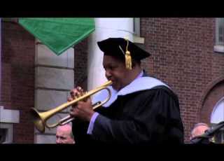  Wynton Marsalis Plays When The Saints Go Marching In At UVM Commencement