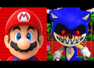  Super Mario Run Vs SONIC EXE LittleBigPlanet 3