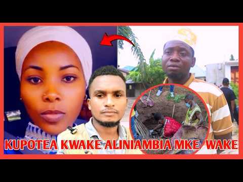 TAARIFA ZA KUPOTEA NYANZA NILIPEWA NA MWANAMKE WAKE ALISEMA AMEFANYA TUKIO KAKIMBIA NILISHANGAA