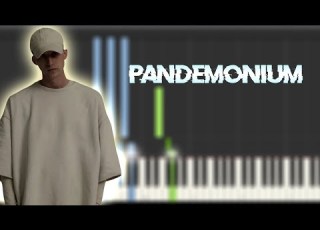  NF PANDEMONIUM Instrumental Piano Tutorial Partitura Karaoke MIDI