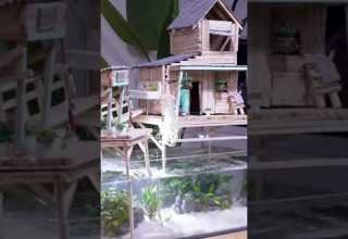 Tiny House With Real Fish