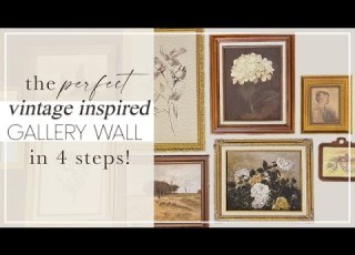 How To Create A Vintage Gallery Wall In 4 Steps Decor On A Budget