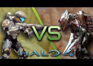 Halo 4 AI Battle Spartan IVs Vs Elites