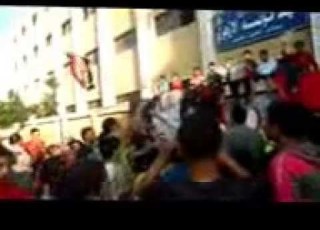 مظاهرات اهالى قرية مونسه اللى هاينزل مش هايموت