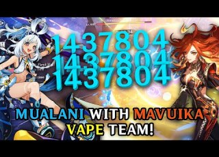 MUALANI VAPORIZE WITH MAVUIKA INSANELY BROKEN MUALANI VAPORIZE WITH MAVUIKA TEAM Genshin Impact