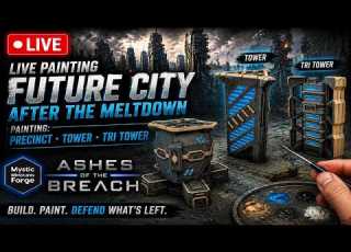  Painting The Last Safe City Hextech Trinity City Precinct Tower Tri Tower Ashes Of The Bre